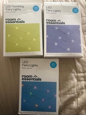 room essentials LED Fairy Lights - set of 3